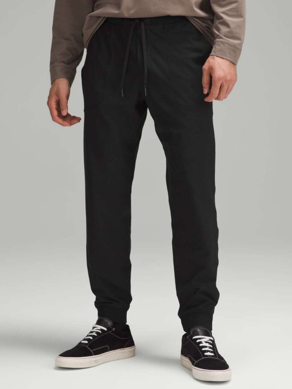 Lululemon Men M ABC Jogger Pant Warpstreme Athletic Activewear Black Stretch